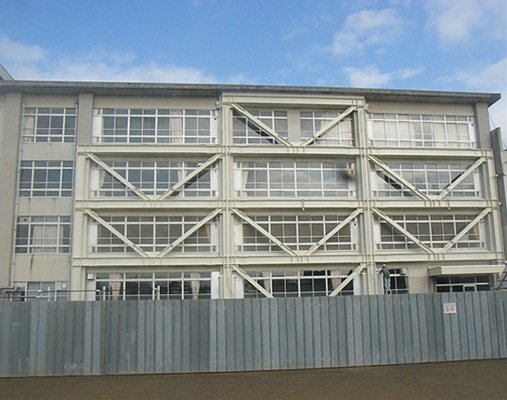 福井市　光陽中学校南校舎東側耐震補強およびトイレ改修工事